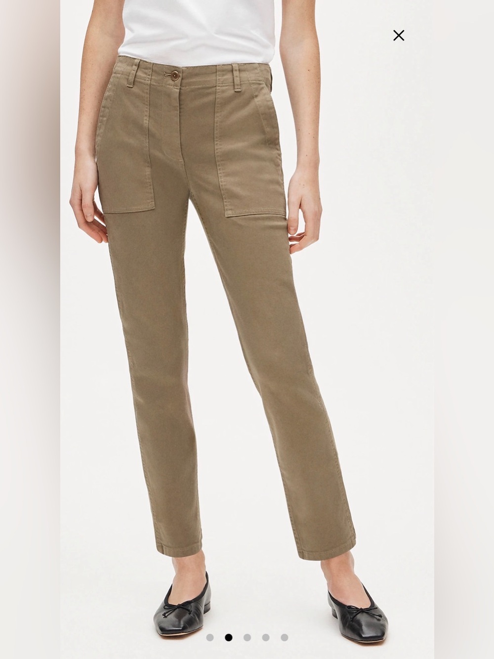 NWOT J. Crew Patch Pocket Slim Utility Chinos Sz 2T (Tall)